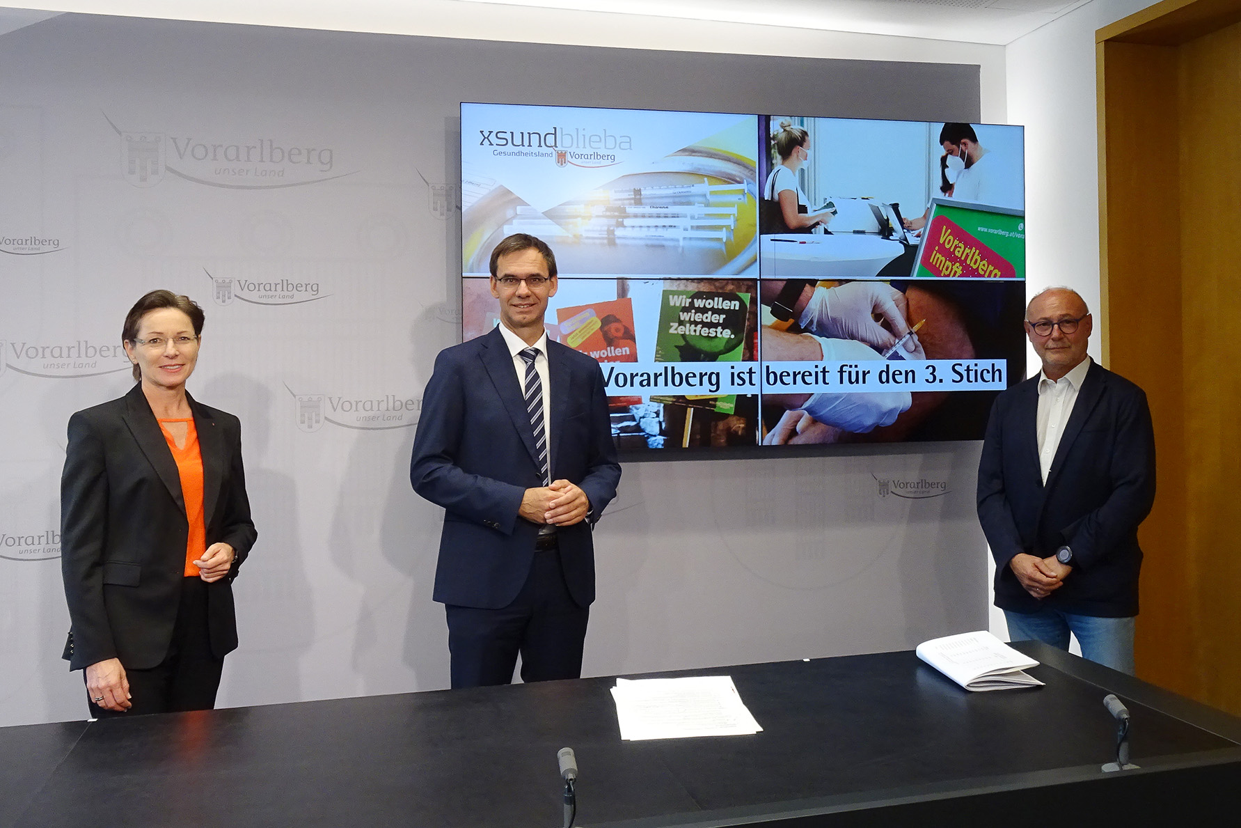 LH Wallner: Vorarlberg ist bereit für die Auffrischungsimpfung